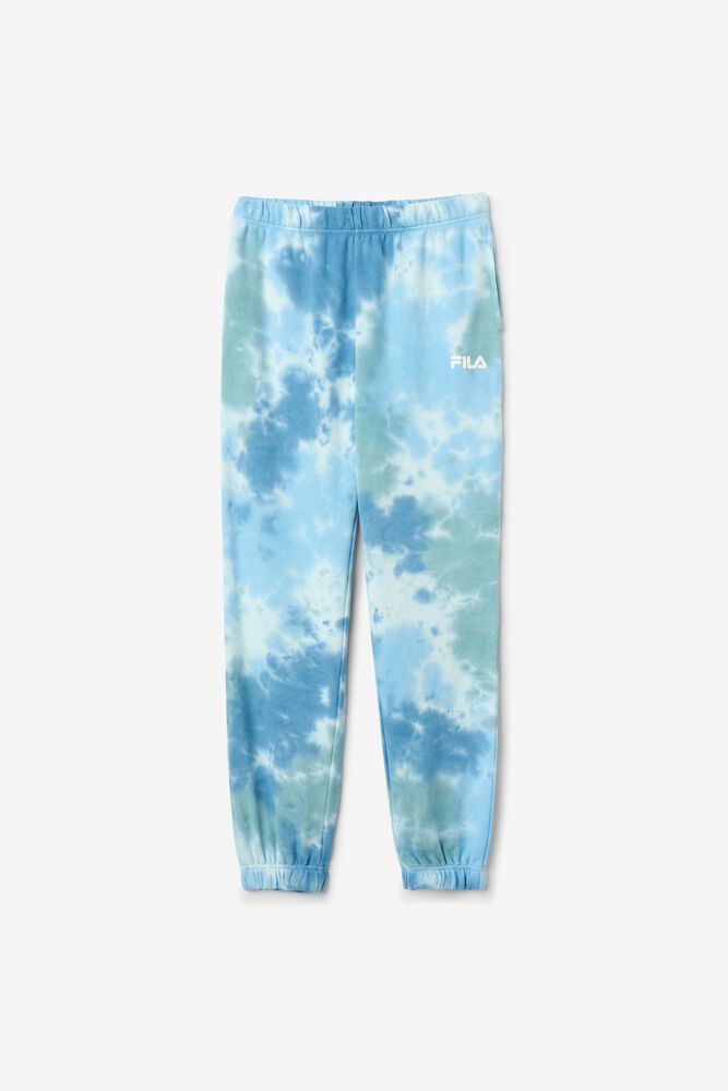 Fila Bukse Dame Blå Raleigh Tie Dye Jogger 504873-GLD